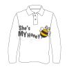 Custom Full Sublimated Long Sleeve Polo (MOQ 10) Thumbnail